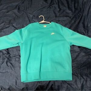Nike Teal Sweatshirt with Logo